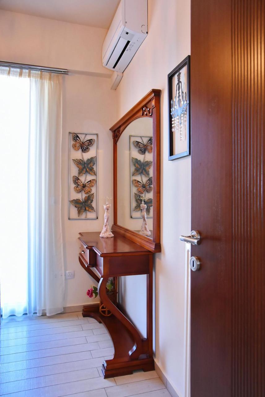 Sea View Beachfront Villa Maria Goúvai Ngoại thất bức ảnh